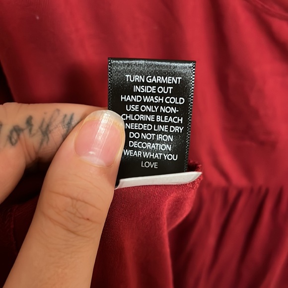 Red Torrid Baby Doll Bell Sleeves - Picture 7 of 8